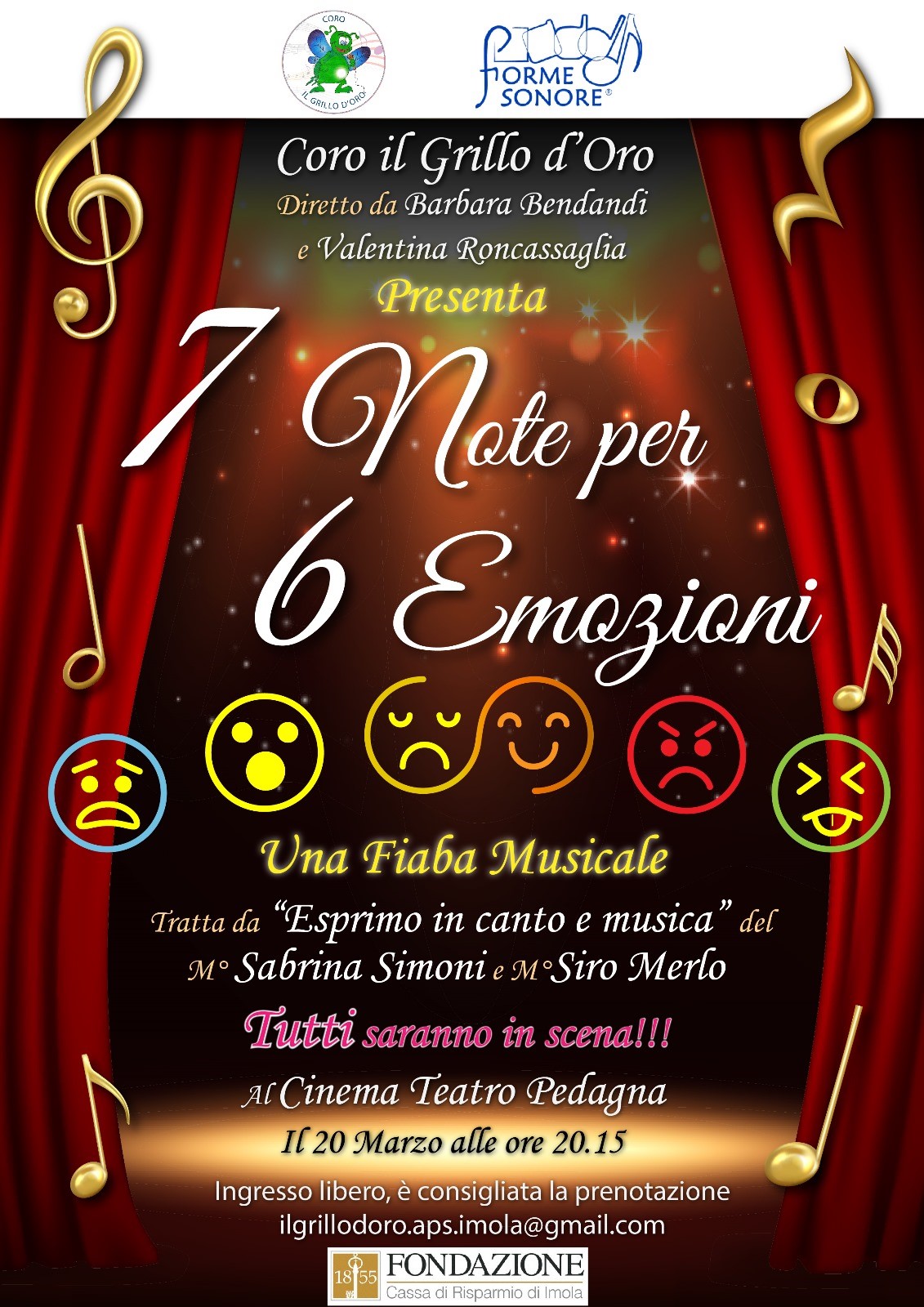 7 Note per 6 Emozioni | Marzo 2024